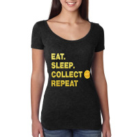 Eatsleepcollectnft,eatsleepnftrepeat,nftstudios,nftismyvalentinenonfun Women's Triblend Scoop T-shirt | Artistshot