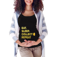 Eatsleepcollectnft,eatsleepnftrepeat,nftstudios,nftismyvalentinenonfun Maternity Scoop Neck T-shirt | Artistshot