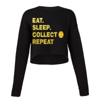 Eatsleepcollectnft,eatsleepnftrepeat,nftstudios,nftismyvalentinenonfun Cropped Sweater | Artistshot