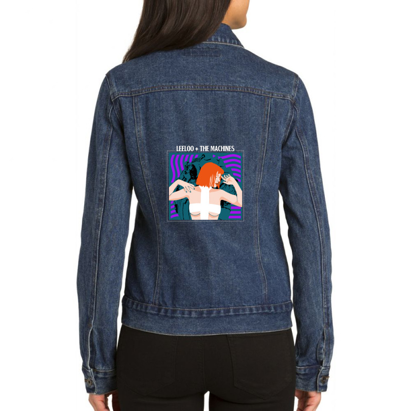 Leeloo And The Machines Ladies Denim Jacket by cm-arts | Artistshot