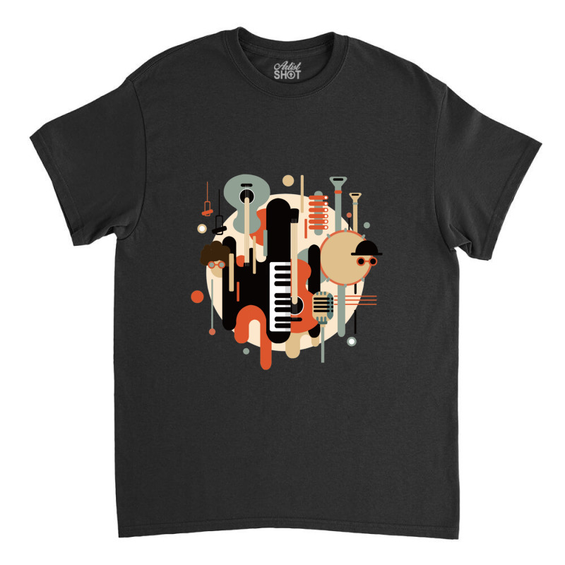 Current Non Cartoon Musical Instrument Music Classic T-shirt by JAMESDSHARP | Artistshot