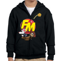 When Danger Is Afoot Look For Fury Youth Zipper Hoodie | Artistshot