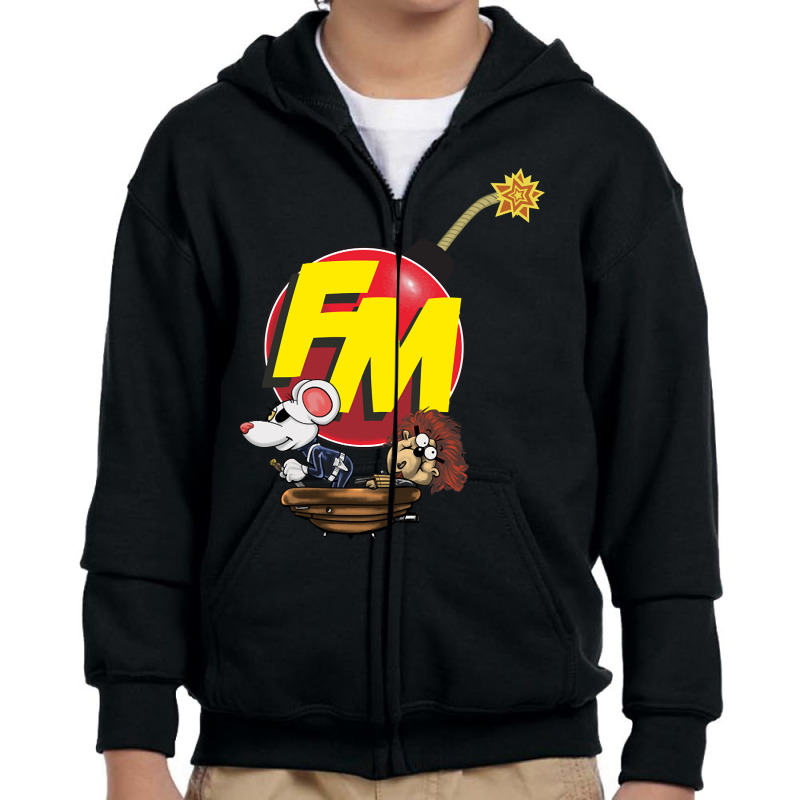 When Danger Is Afoot Look For Fury Youth Zipper Hoodie | Artistshot