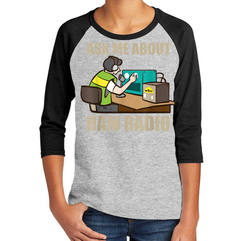 Amateur Radio Operator Ham Radio Youth 3/4 Sleeve by Aquarius | Artistshot