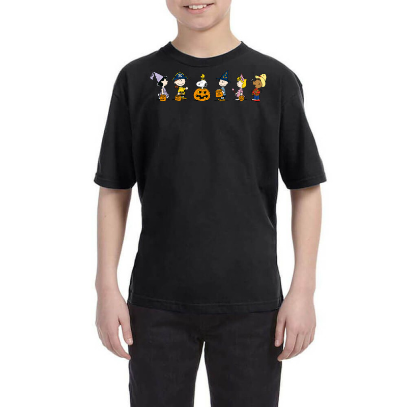 Peanuts Halloween Line Sweatshirt Youth Tee | Artistshot