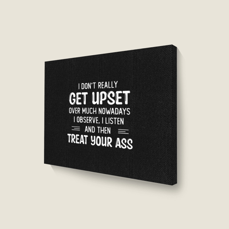 Quotes Funny Landscape Canvas Print | Artistshot