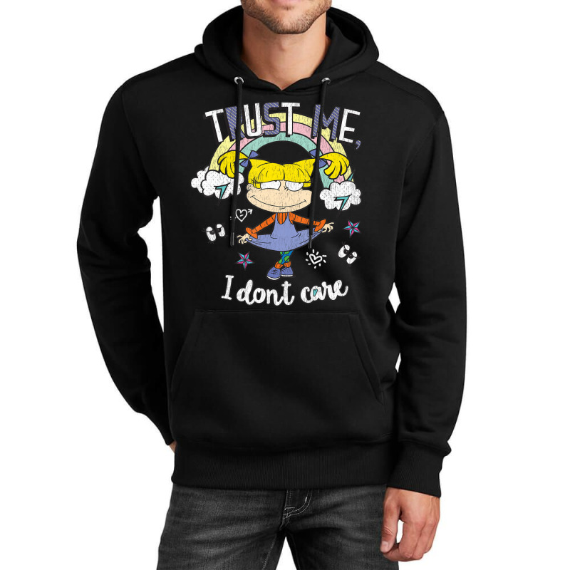 Rugrats Angelica Trust Me Don't Care Rainbow Unisex Hoodie by cm-arts | Artistshot