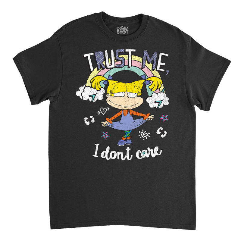 Rugrats Angelica Trust Me Don't Care Rainbow Classic T-shirt by cm-arts | Artistshot