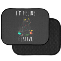 Cat Christmas Feline Festive Women & Kids Xmas Rear Car Mat | Artistshot