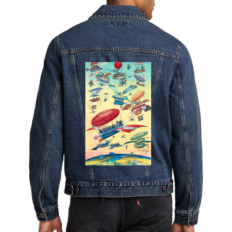 Openings-of-the-panama-canals- Men Denim Jacket | Artistshot