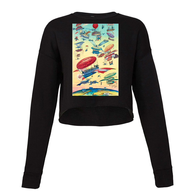 Openings-of-the-panama-canals- Cropped Sweater by cm-arts | Artistshot