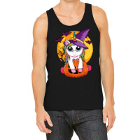 Cute Halloween Shirt Girls Kids Witchy Unicorn Halloween T Shirt Tank Top | Artistshot