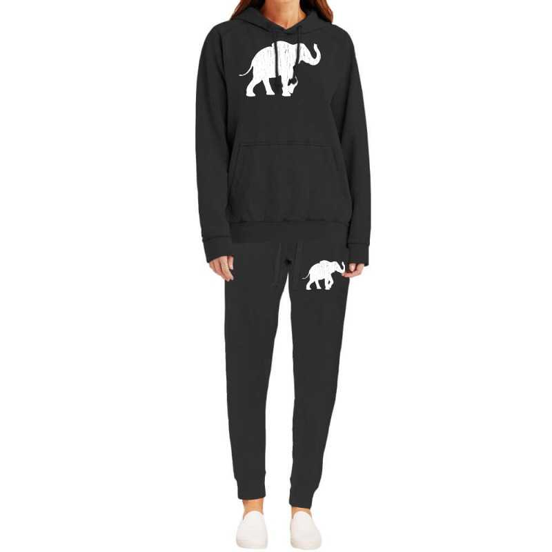 Distressed Elephant Silhouette Hoodie & Jogger set by thutrinh | Artistshot