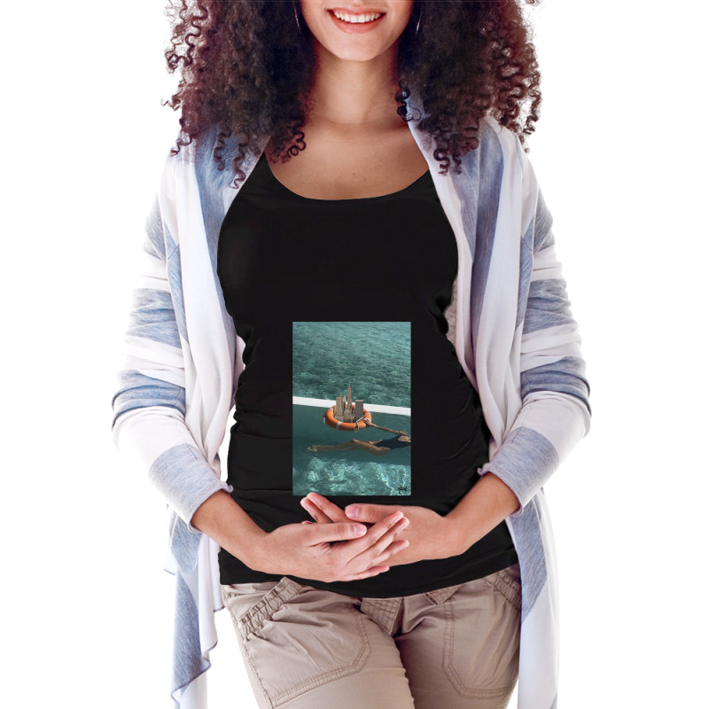 Water City Maternity Scoop Neck T-shirt | Artistshot