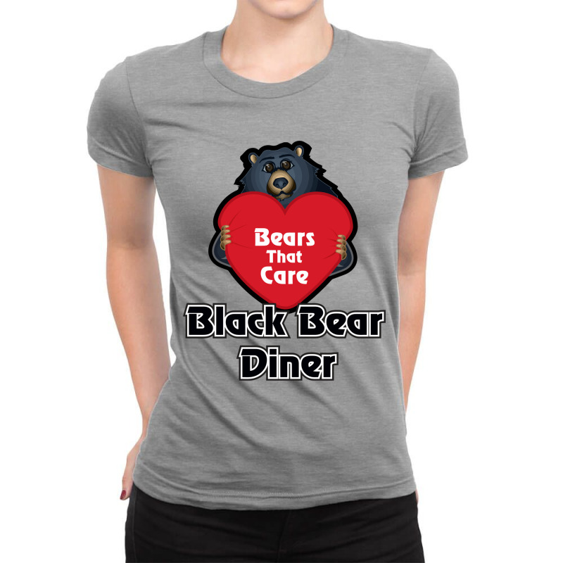 Resto, Black Bear Diner Ladies Fitted T-Shirt by Kahet | Artistshot