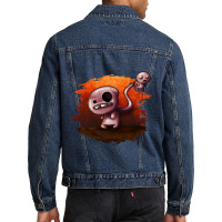 La Reliure D_isaac Rebirth  De Personnage De Fiction Animalier Tous Le Men Denim Jacket | Artistshot