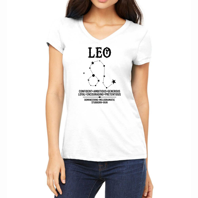 Leo Zodiac Sign Women's V-neck T-shirt | Artistshot