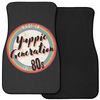 Yuppie Generation Made In The 80s - Vintage Style Front Car Mat | Artistshot