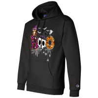 Boo Skull Own Witch's Hat And Ghost Funny Halloween Costume Champion Hoodie | Artistshot