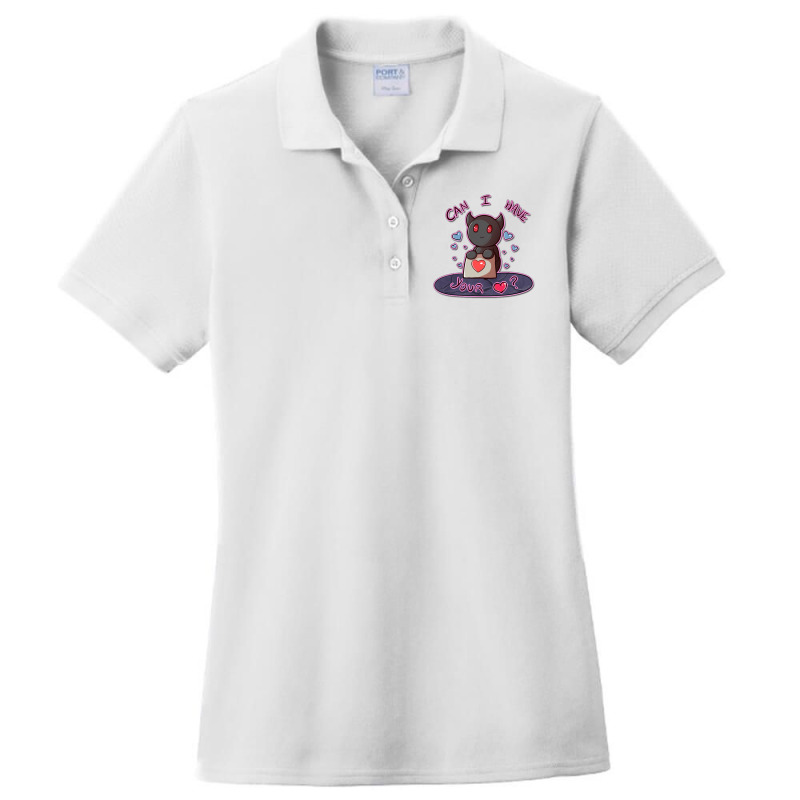 Puis-je Avoir Ton Amour La Liaison D_isaac  Essentiel Ladies Polo Shirt by cm-arts | Artistshot