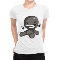 Reliure Du Personnage Drôle De Repentance Isaac  Essentiel Ladies Fitted T-shirt | Artistshot