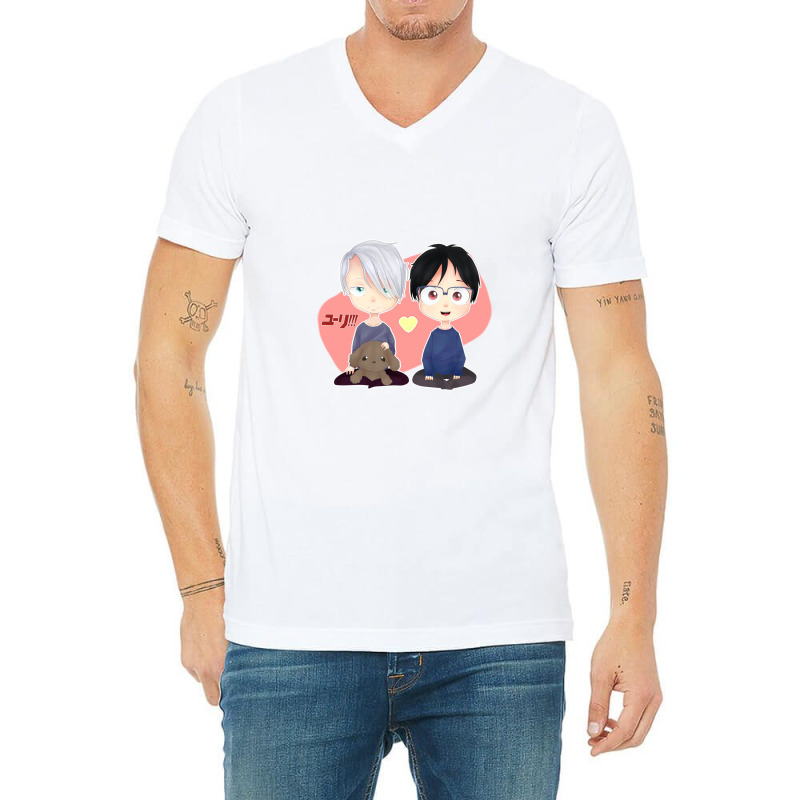 Anime V-Neck Tee by dosogedhe | Artistshot