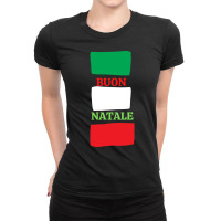 Buon Natale Ladies Fitted T-shirt | Artistshot