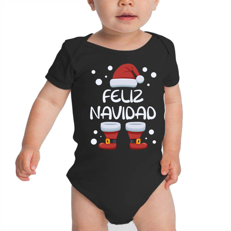 Feliz Navidad Spanish Christmas Santa Merry Xmas Spain Sweatshirt Baby Bodysuit | Artistshot