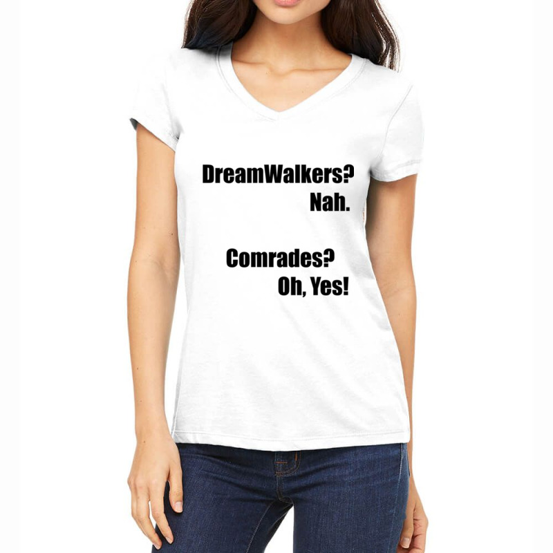 Dreamwalker Comrades Women's V-Neck T-Shirt by cm-arts | Artistshot