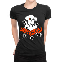 More Dakka Ork Miniature Tabletop Wargaming Waagh Ladies Fitted T-shirt | Artistshot