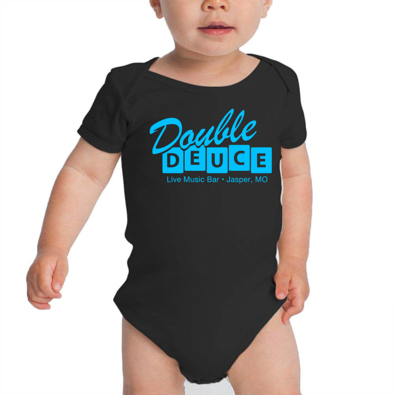 Retro 80s Double Deuce Roadhouse Pullover Hoodie Baby Bodysuit by cm-arts | Artistshot