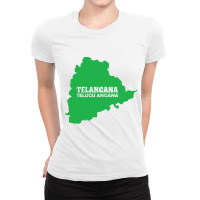 Telengana - Telugu Angana Ladies Fitted T-shirt | Artistshot