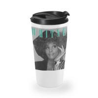 Womens Whitney Houston Shooting Star V Neck T Shirt Travel Mug | Artistshot