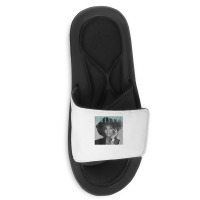 Womens Whitney Houston Shooting Star V Neck T Shirt Slide Sandal | Artistshot