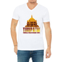 Tirupathi Tirumala Temple V-neck Tee | Artistshot