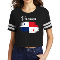 Panama Flag Tshirt, Panamanian Tshirt, Panama Flag For Women T Shirt Scorecard Crop Tee | Artistshot