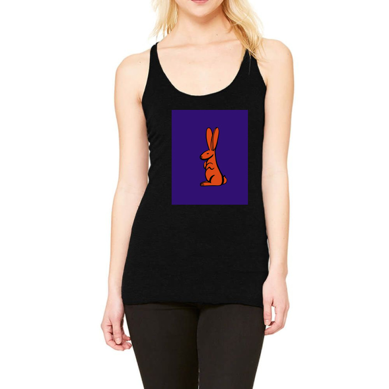 Rabbit With Long Ears Racerback Tank by TerryFoutch | Artistshot