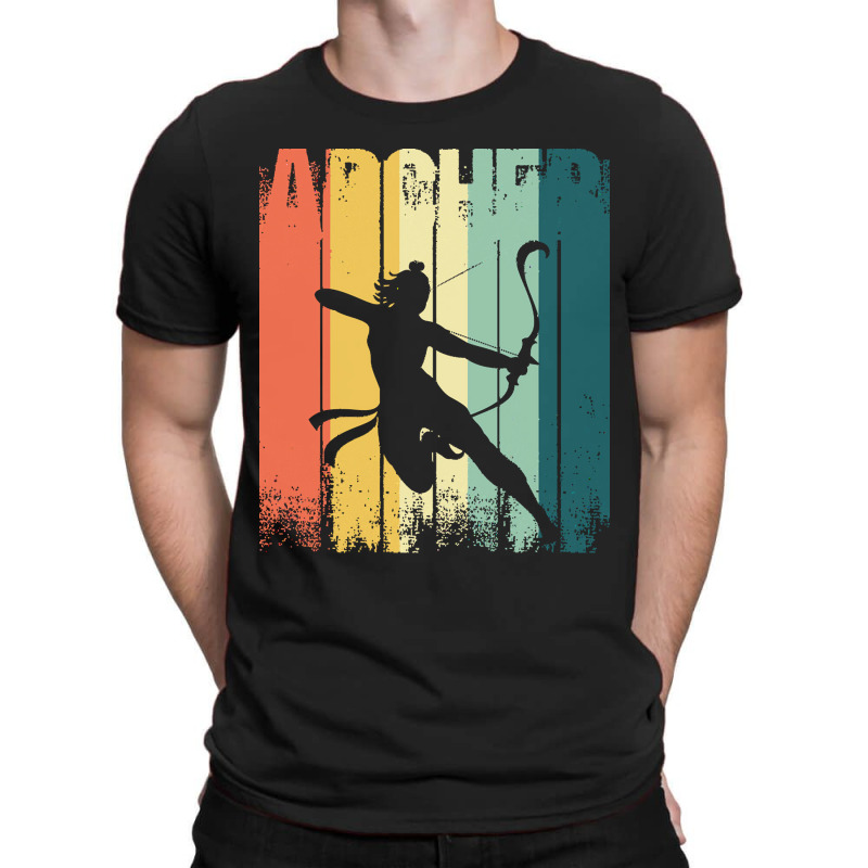 Archery Bowman Archers Arrows Bows Target Shooting Gift Vintage Archer T-shirt | Artistshot