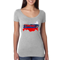 Womens Let's Remove Sanctions On Russia Peace Love And Nord Streams V Women's Triblend Scoop T-shirt | Artistshot