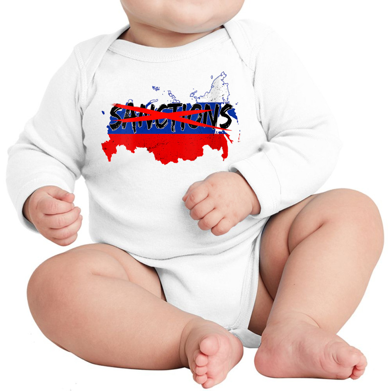 Womens Let's Remove Sanctions On Russia Peace Love And Nord Streams V Long Sleeve Baby Bodysuit by lukaegawaefu | Artistshot