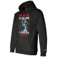 Templar Knight Costume, I Will Fear No Evil, Holy Crusader T Shirt Champion Hoodie | Artistshot