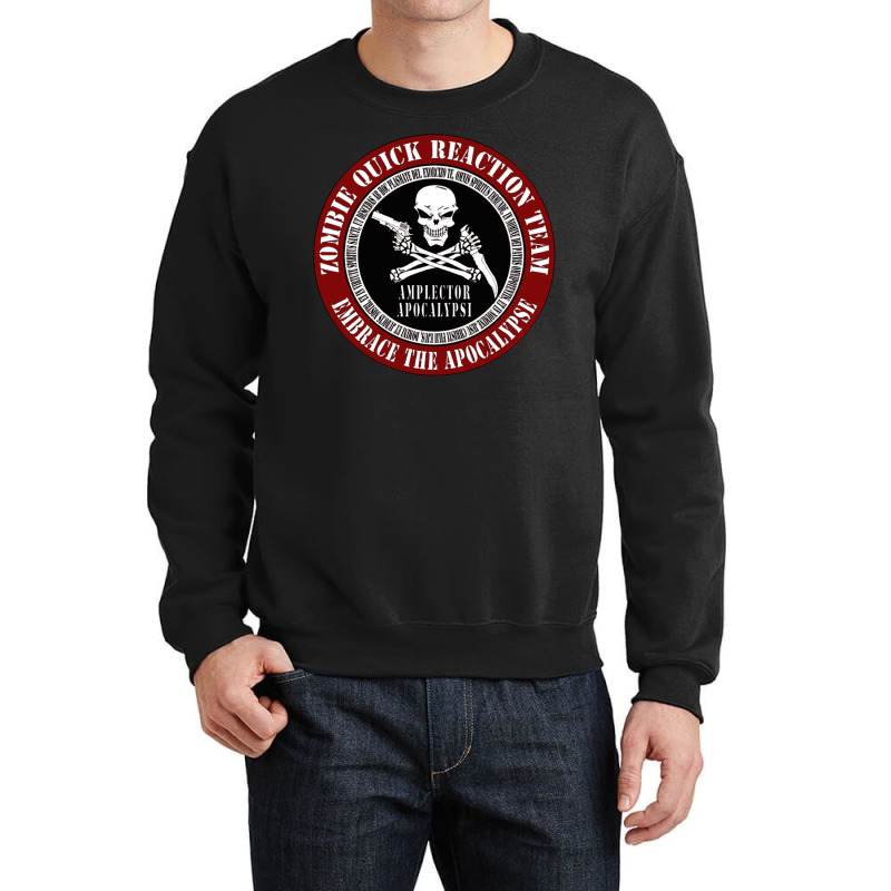 Zombie Quick Reaction Team Classic Crewneck Sweatshirt by cm-arts | Artistshot