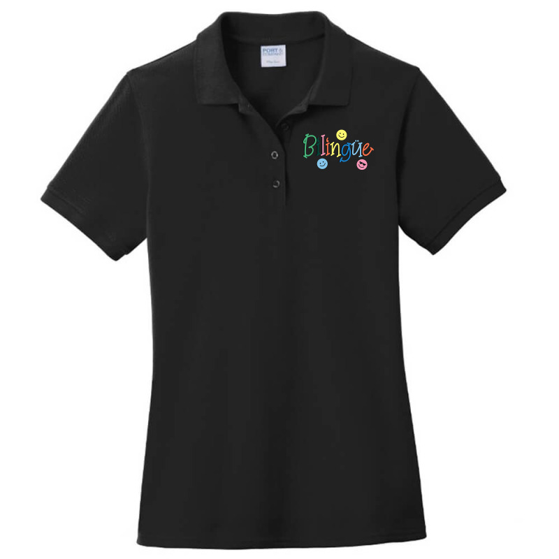 Bilingue Maestra Spanish Ladies Polo Shirt by time5803 | Artistshot