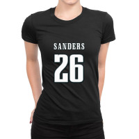 Miles Sanders Eagles Ladies Fitted T-shirt | Artistshot