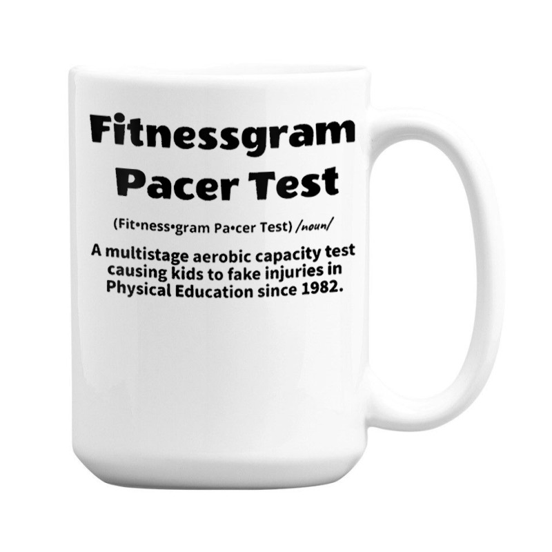 Womens Fitnessgram Pacer Test Fitness Testing V Neck T Shirt 15 Oz Coffee Mug | Artistshot