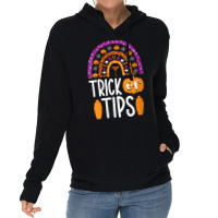 Womens Trick Or Tips Bartender Halloween Bartending Mixologist V Neck Lightweight Hoodie | Artistshot