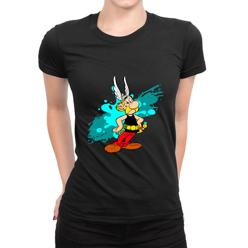 Asterix Ladies Fitted T-Shirt by gugurdaun | Artistshot