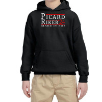 Picard Riker 2024 Make It So T Shirt Youth Hoodie | Artistshot