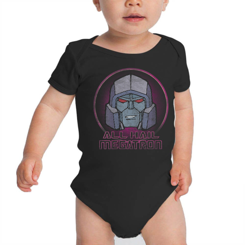 Transformers All Hail Megatron Portrait V-neck Baby Bodysuit | Artistshot