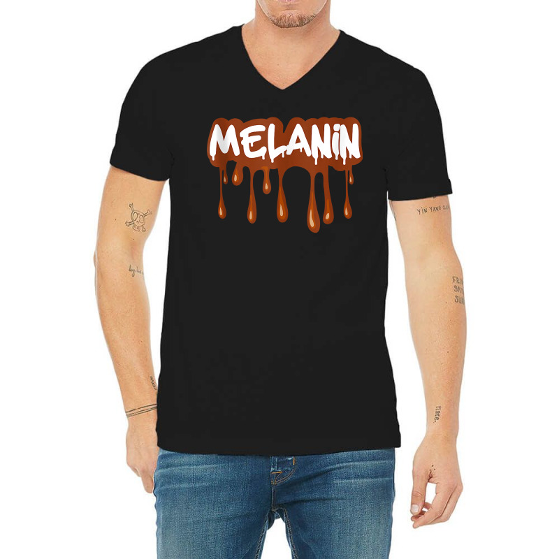 Melanin Drippin Blm Black Lives Matter Black Pride Tank Top V-neck Tee | Artistshot